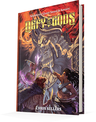A mockup of the Defy the Gods book, not real yet but tantalizingly realistic.