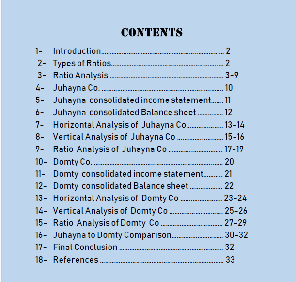 Financial Analysis handbook