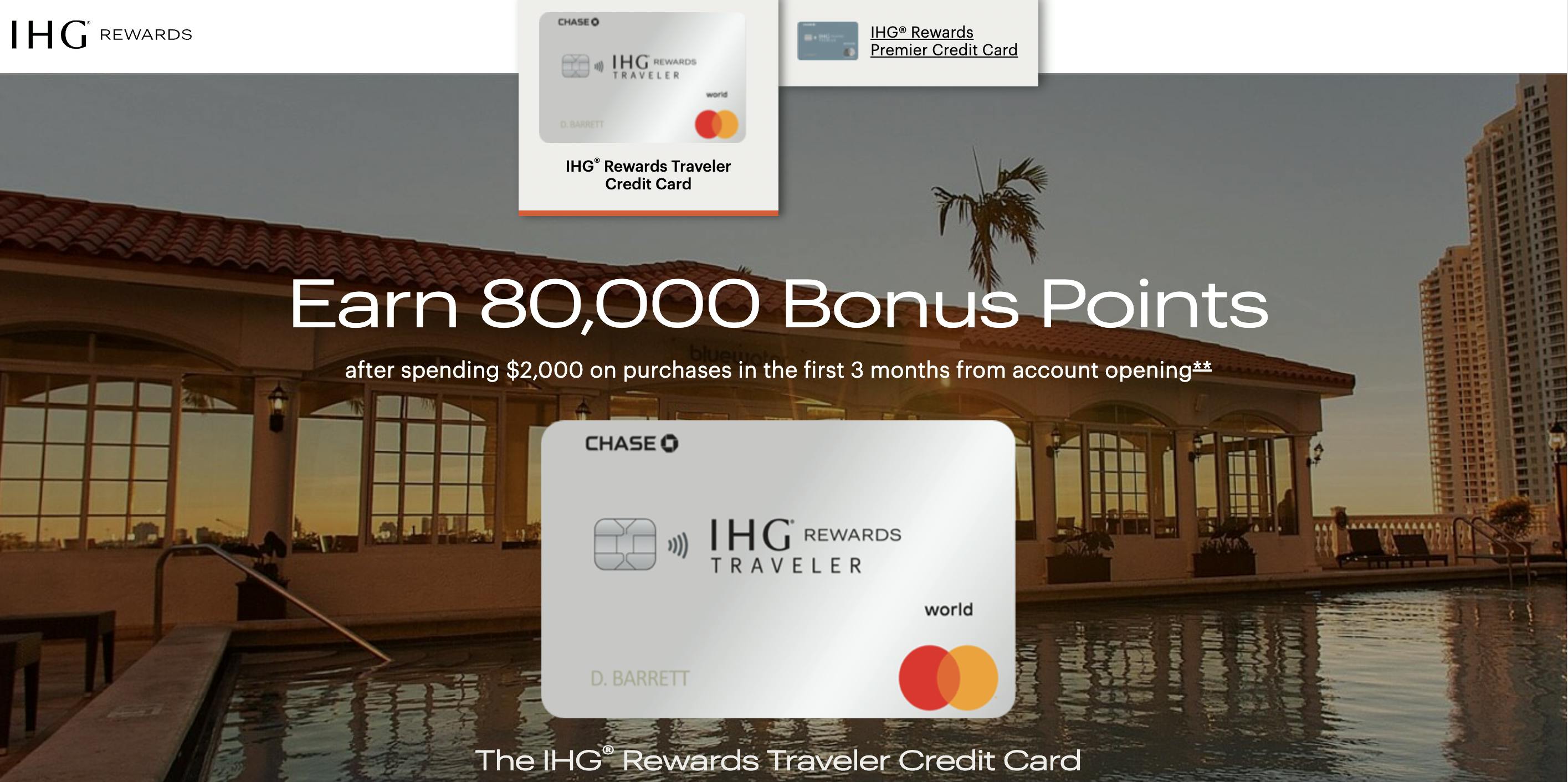 Chase IHG Credit Card Offer
