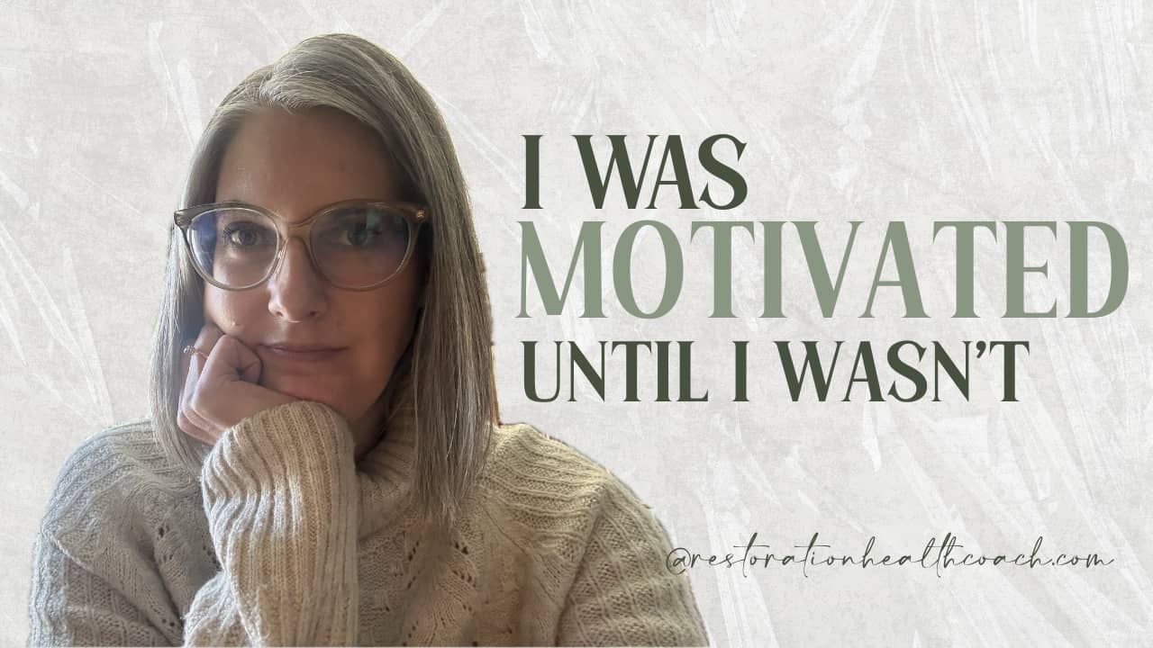 I was motivated...until I wasn't . The difference between motivation and committment.