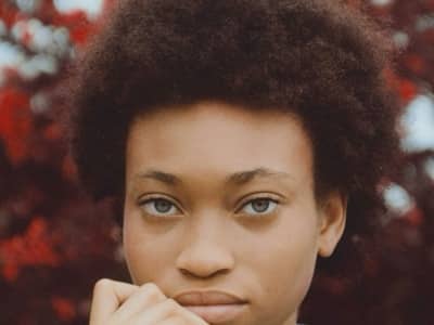 Young lady with mixed cultural heritage