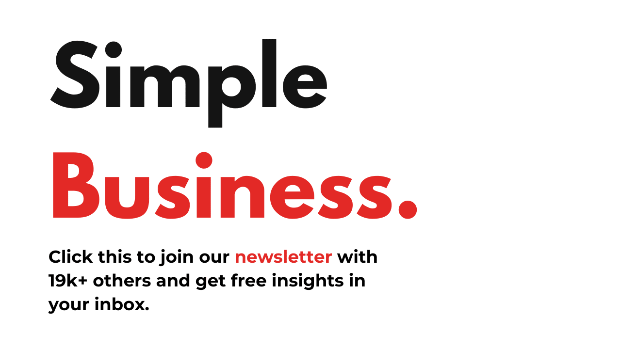 Simple Business.