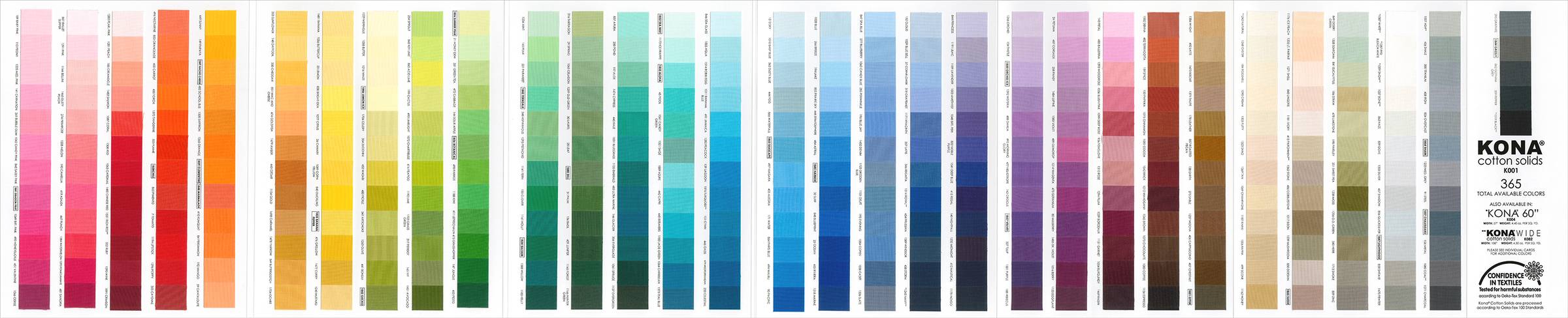 Kona Cotton Solids - 365 Colors