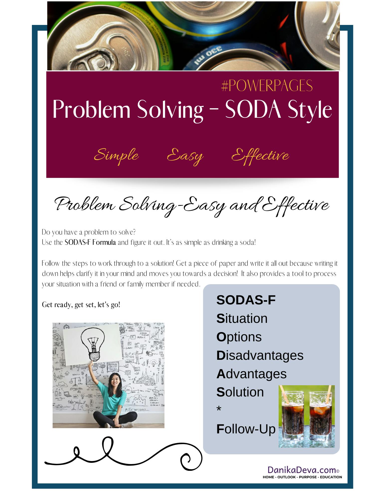 Problem Solving -SODA Style Powerpage