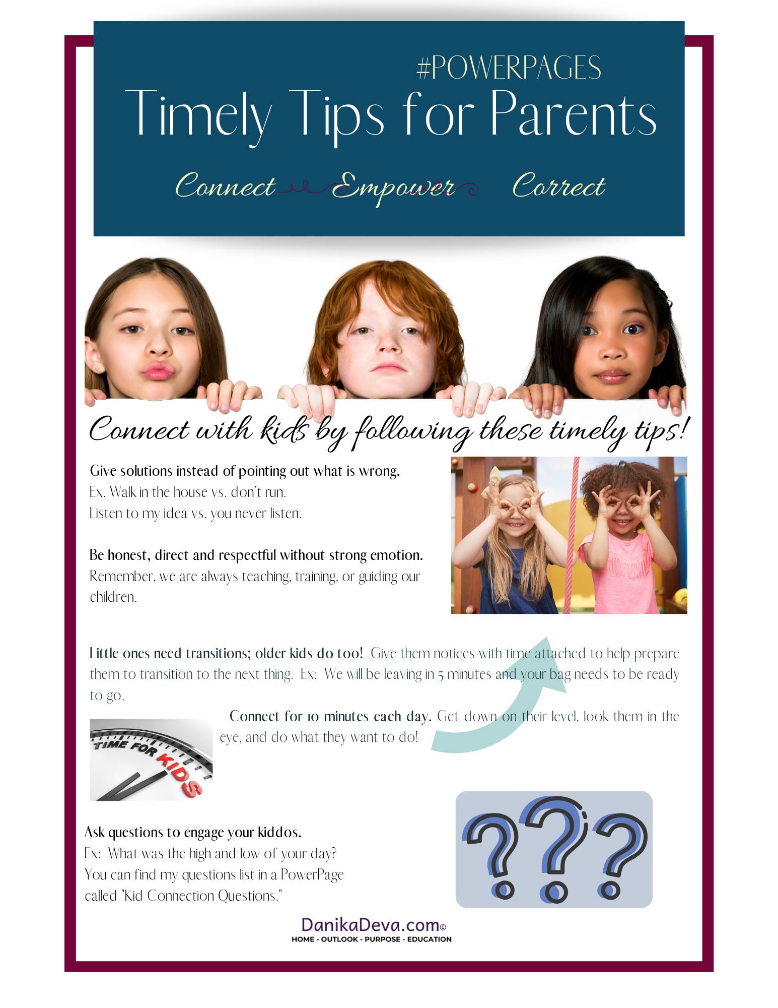 Timely Tips for Parents Powerpage