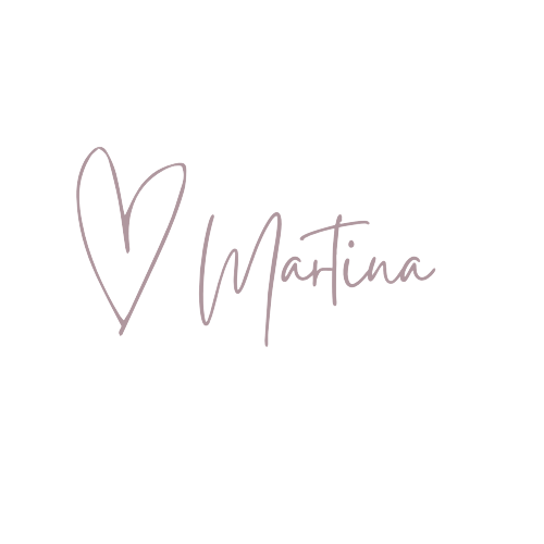 Martina signature with love heart