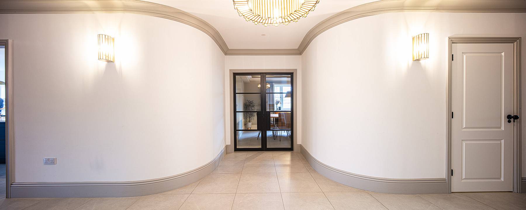 Curved walls look cool