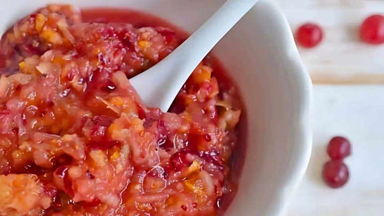 Cranberry-orange relish.