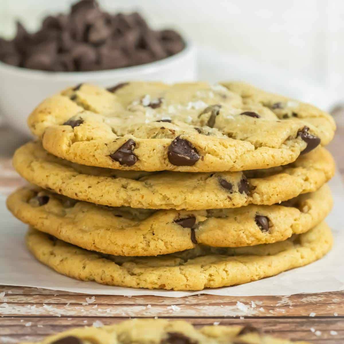 Sourdough discard chocolate chip cookies