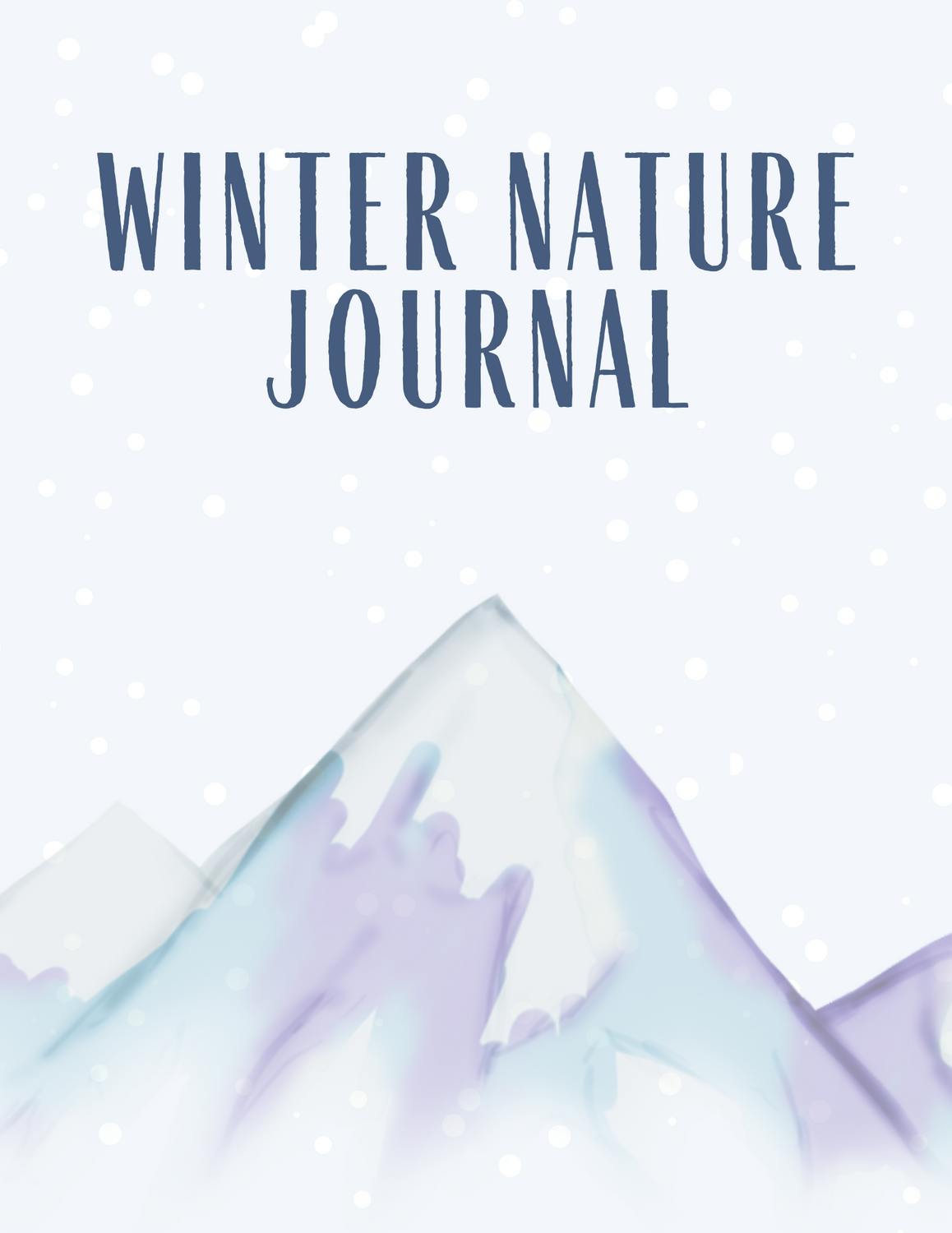 Winter Nature Journal for Kids - Craftulate