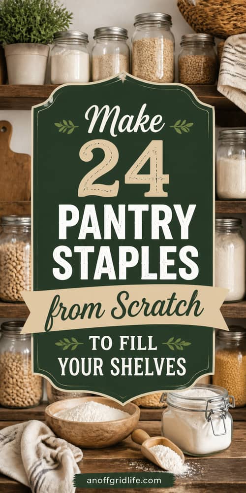 24 Pantry Staples From Scratch