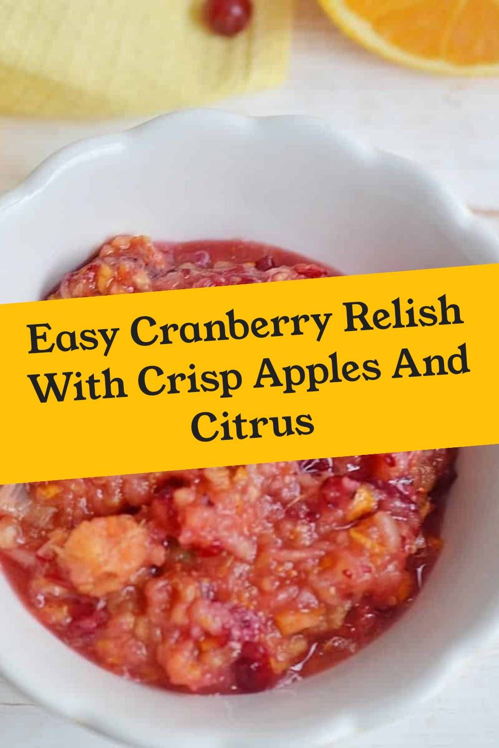 Cranberry Relish