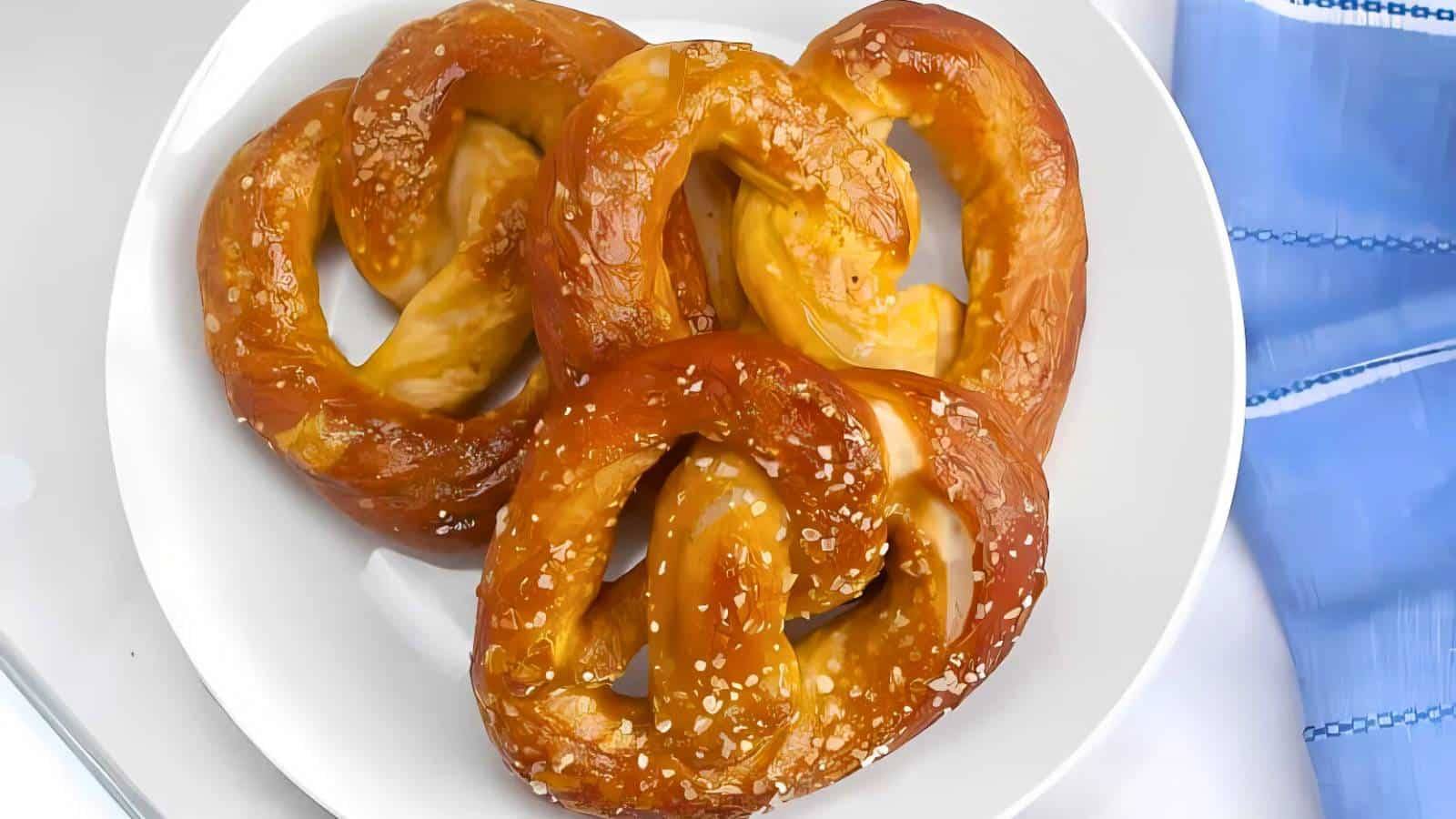 Sourdough pretzels