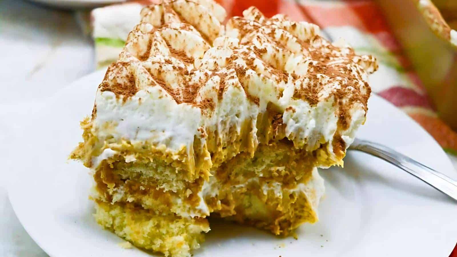 Pumpkin tiramisu