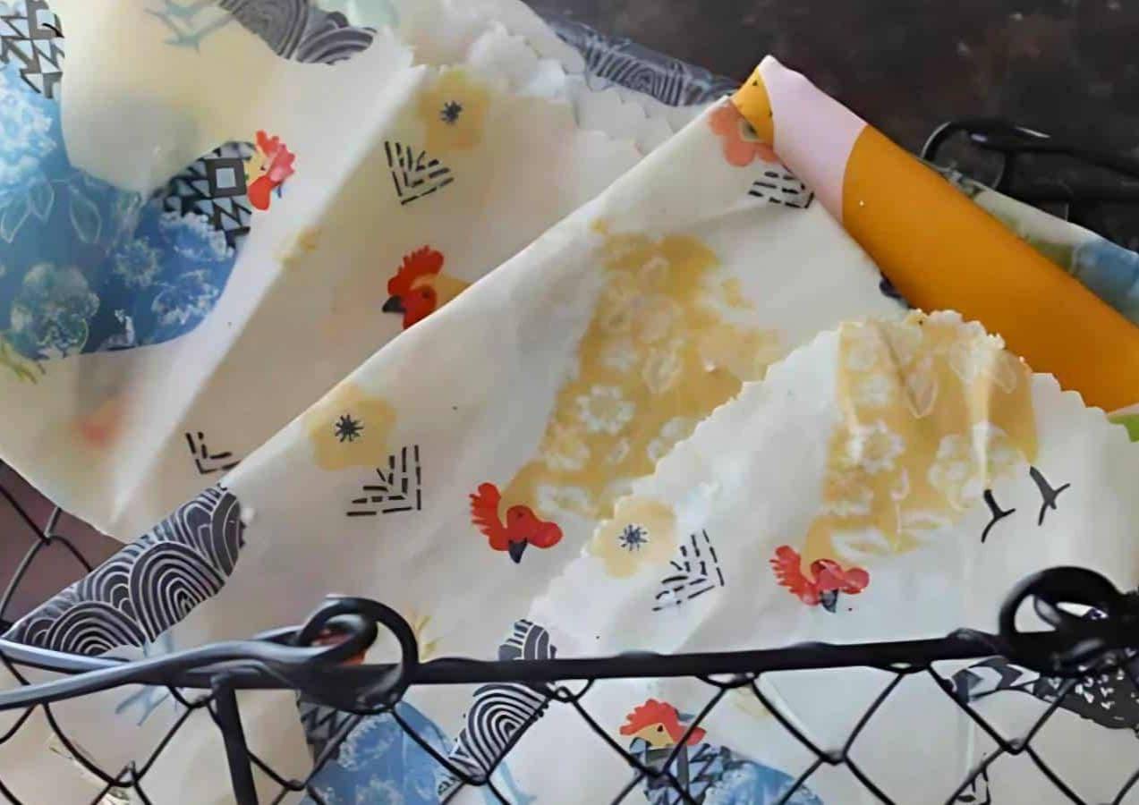 Beeswax food wraps.