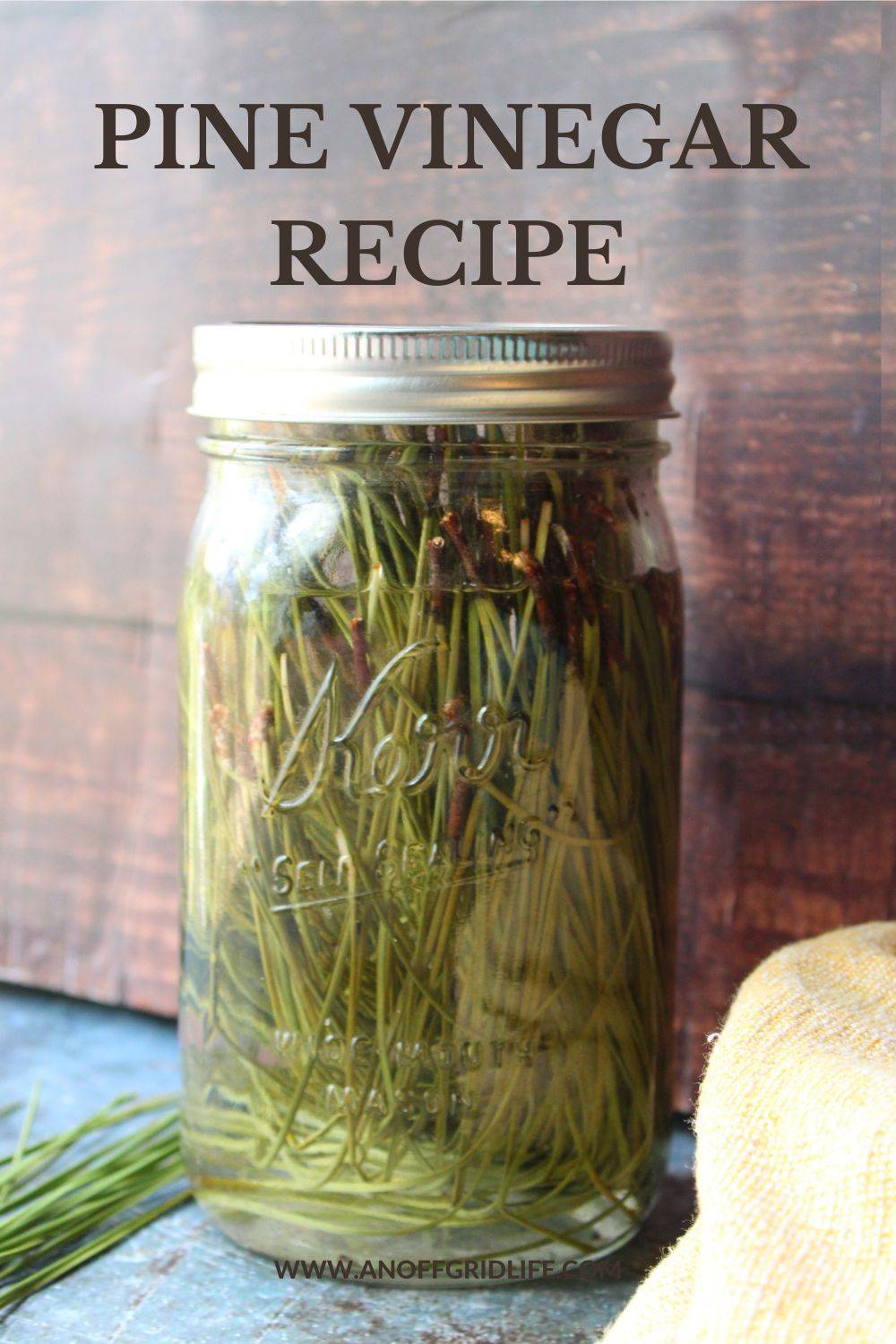 Pine vinegar cleaner