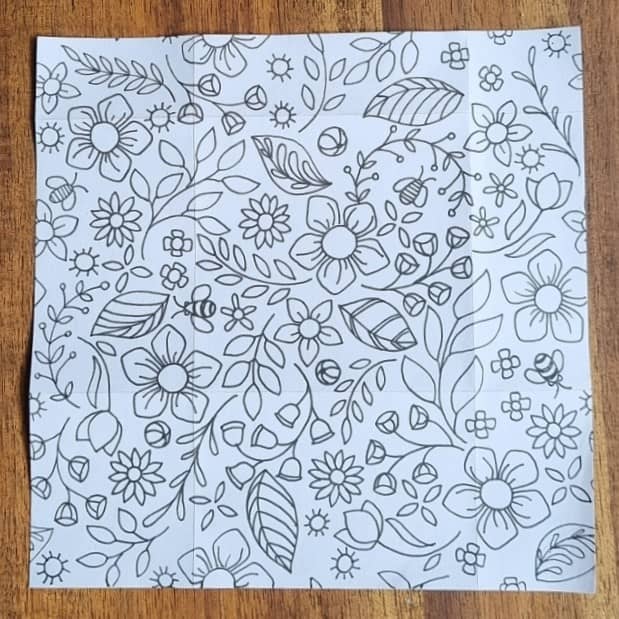 Folded Paper Technique