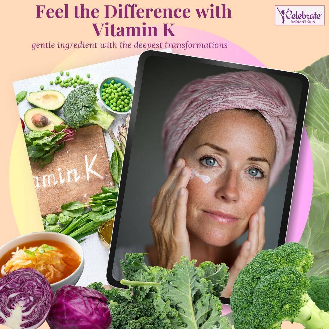 Vitamin K benefits for menopause skin