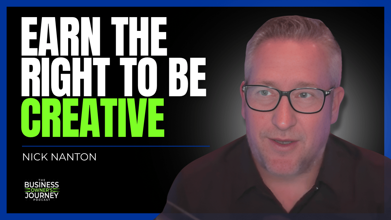 Nick Nanton on the Business Owner's Journey podcast thumbnail.