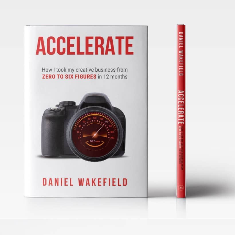 The cover of 'Accelerate' by Daniel Wakefield, which is the Guest Book Profile on NickBerry.info this week. 