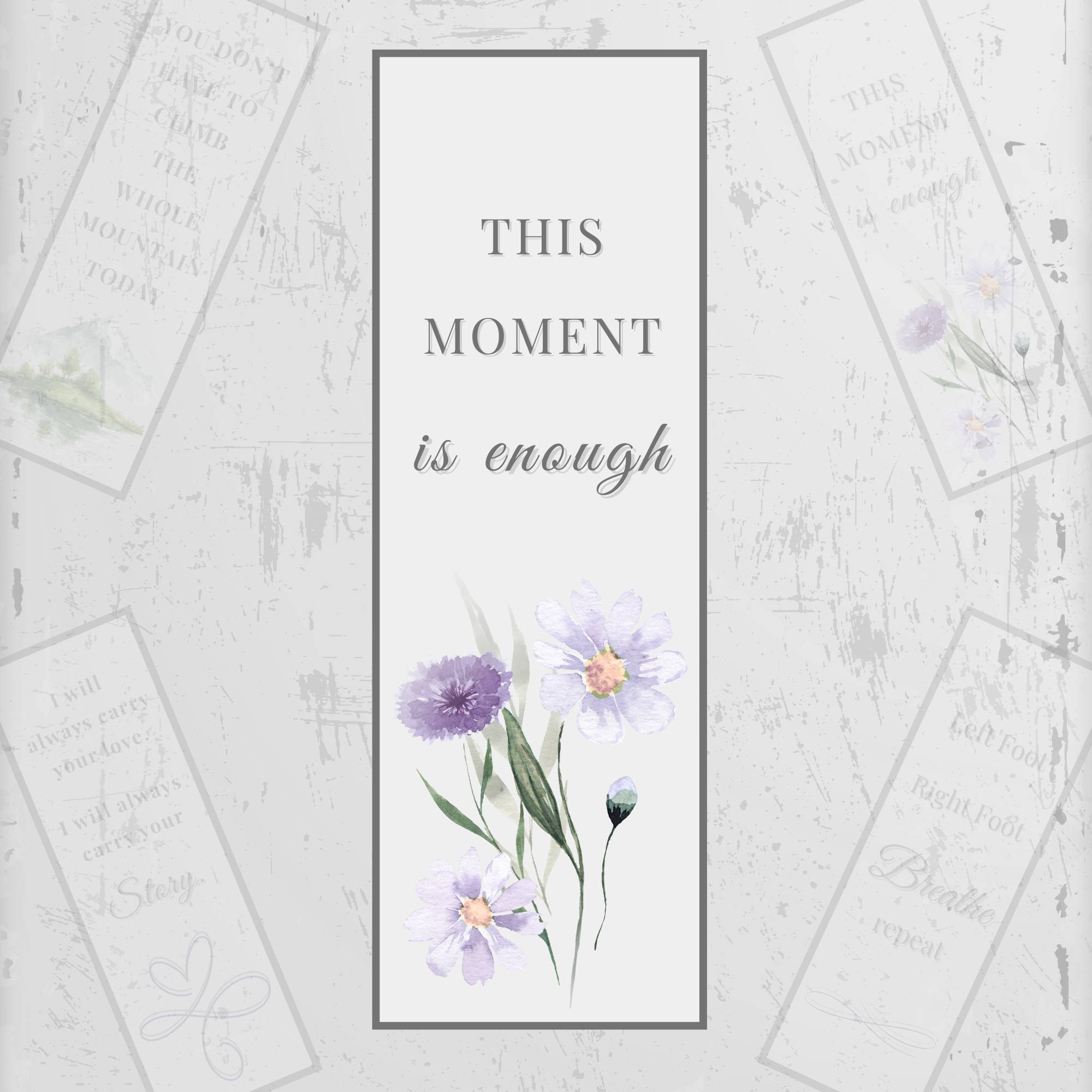 Words to Keep Close: A Printable Bookmark Collection