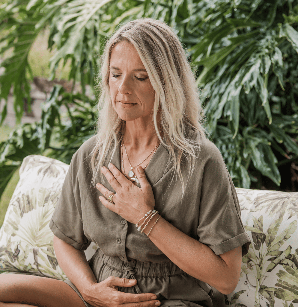 Dr Maz meditating and cultivating Qi