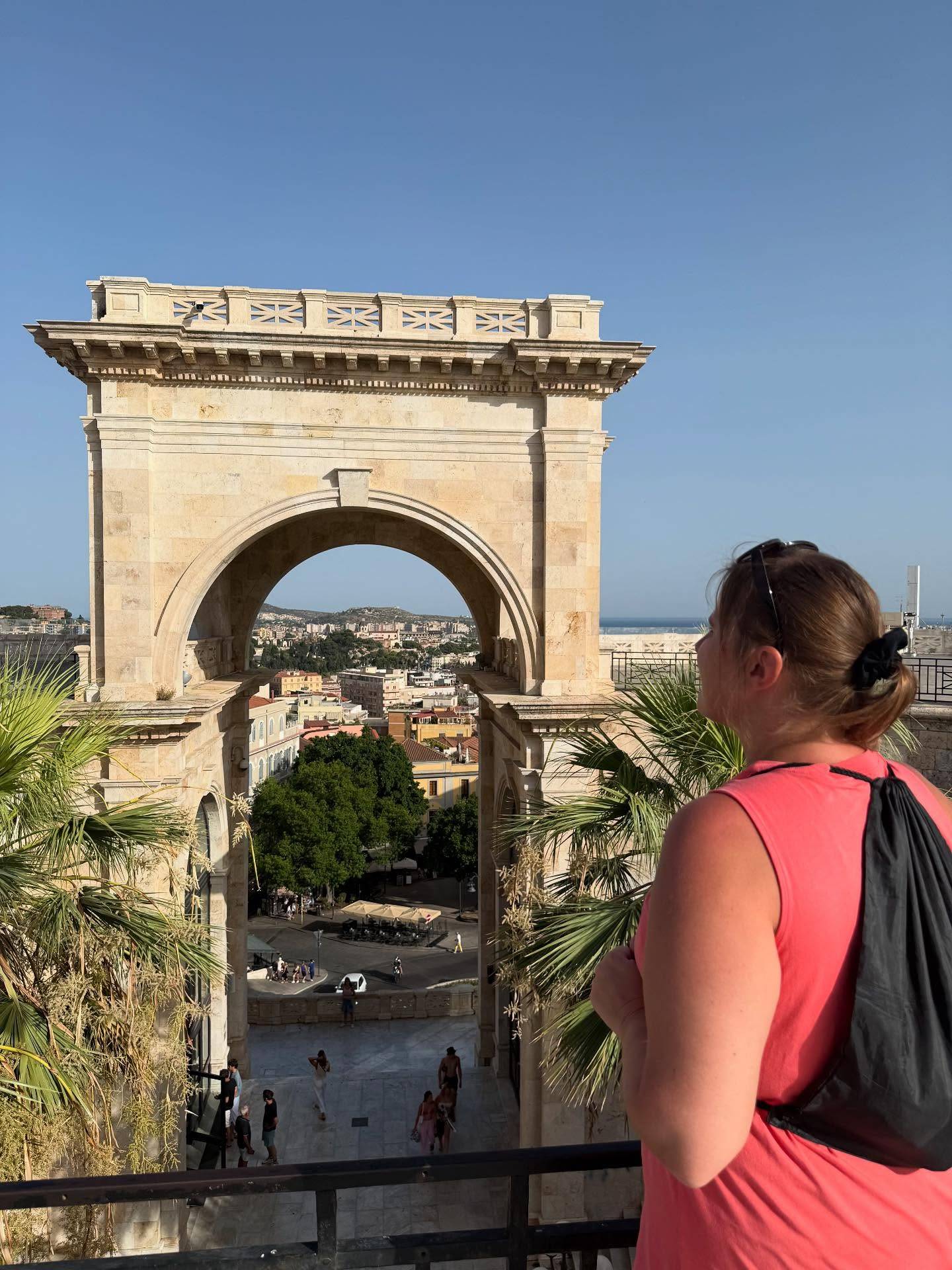 Katie in Sardinia, Italy