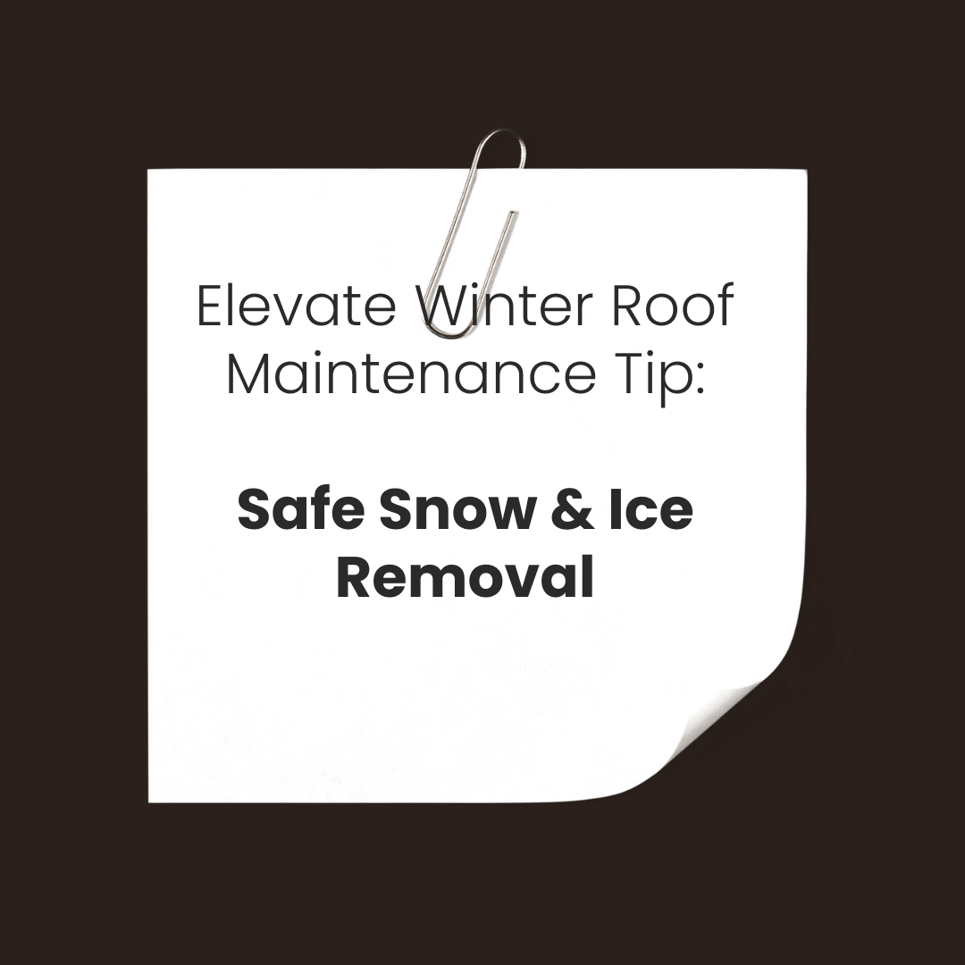 elevate winter maintenance tip